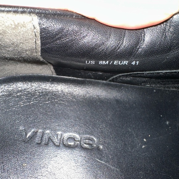 Vince Men’s Black Leather Slip-On Sneakers Size 8M main image 11